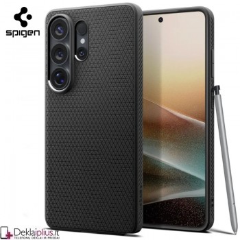 Spigen Liquid Air guminis dėklas - juodas (Samsung Galaxy S26 Ultra)